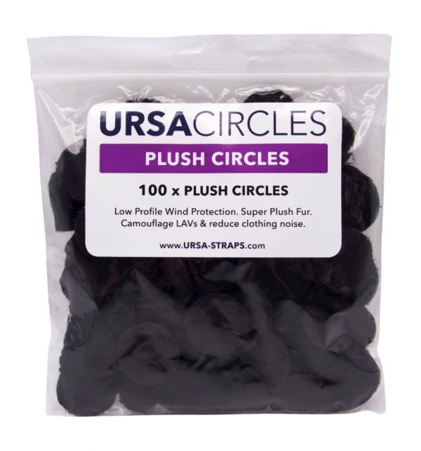 Ursa Plush circles 9+30 - black